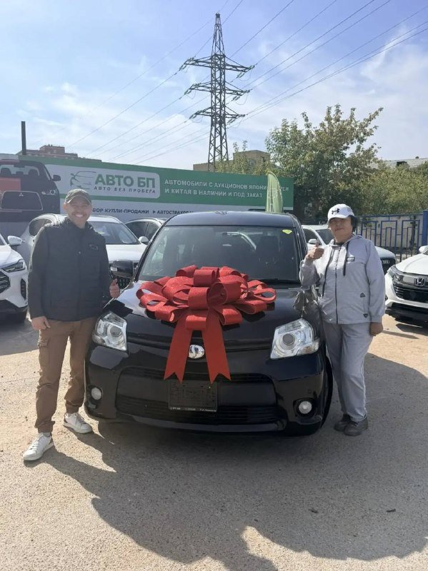 Выдача автомобиля TOYOTA SIENTA